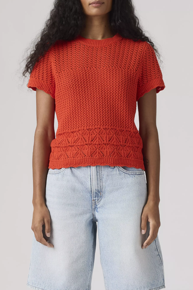 Women's Levi's Isabelle Crochet SS Sweater