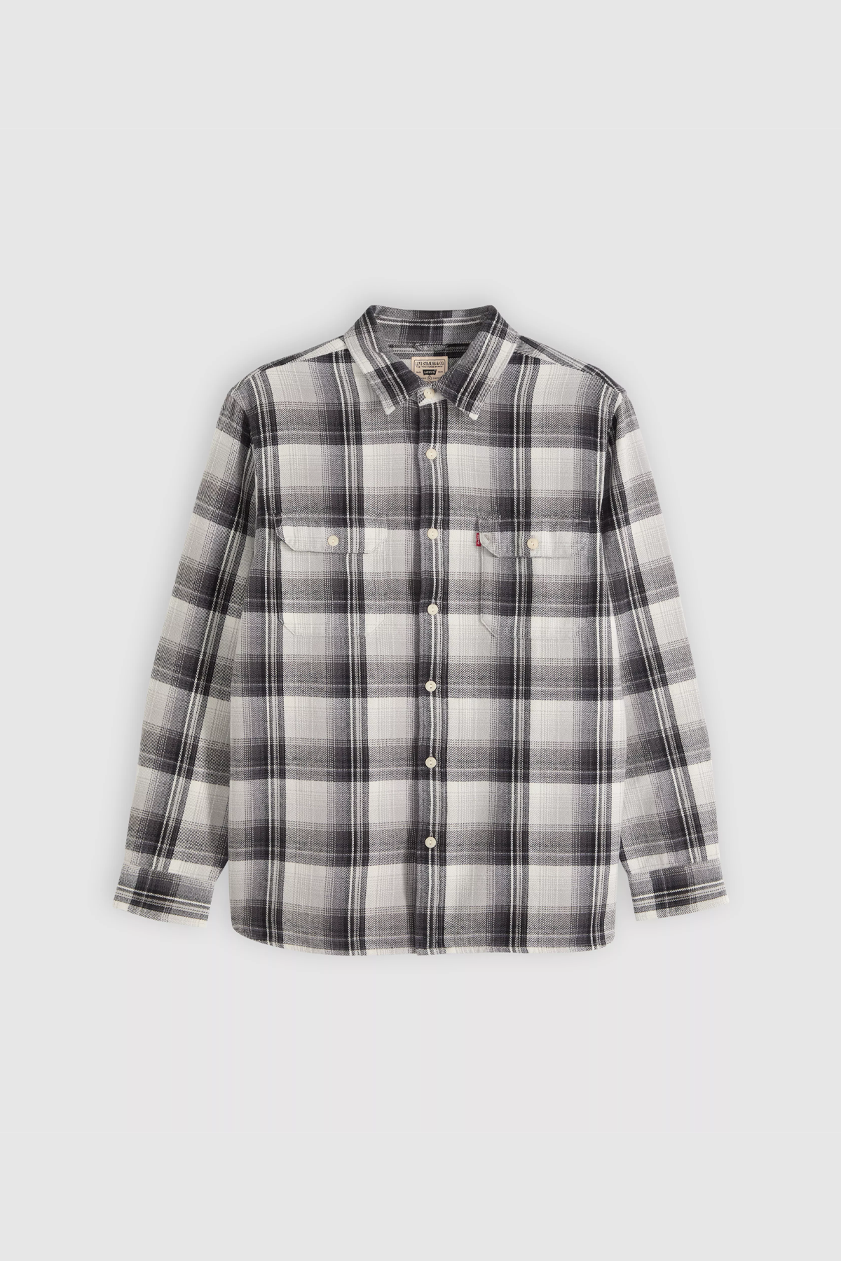Men's Levi's Jackson Worker in Ghost Gray Plaid