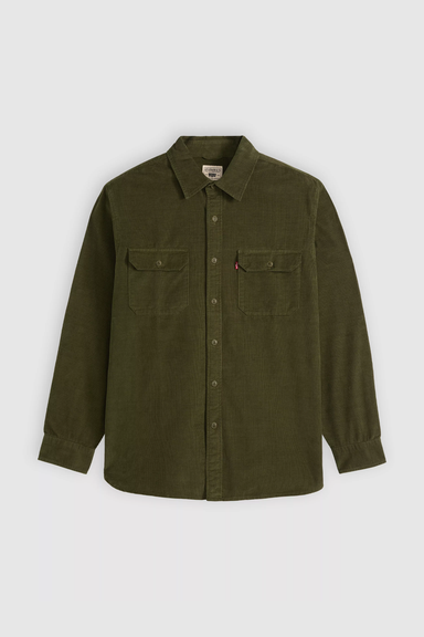 Men's Levi's Jackson Worker in Olive Night Waffle Cord