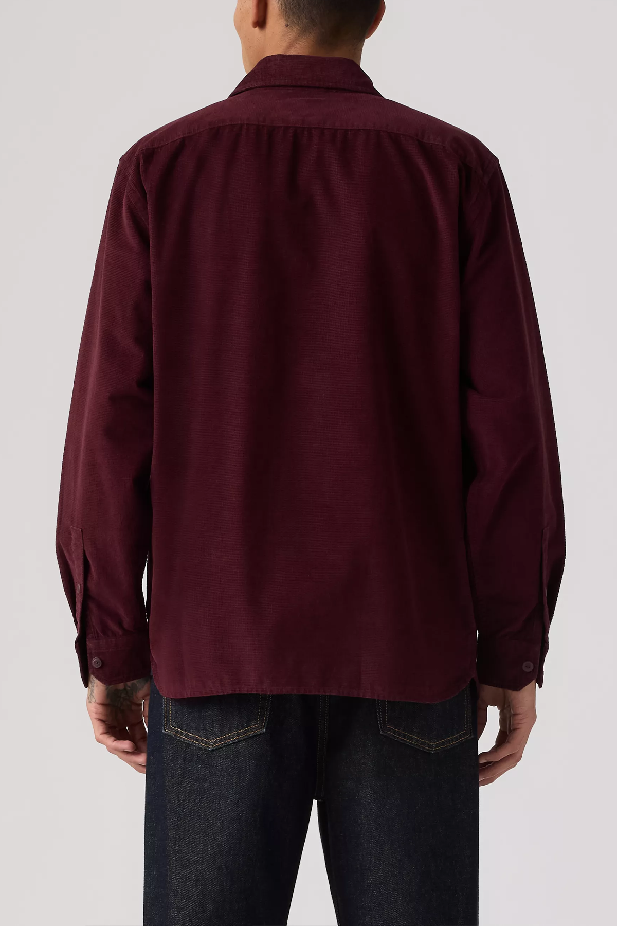 Men's Levi's Jackson Worker in Vineyard Wine Cord