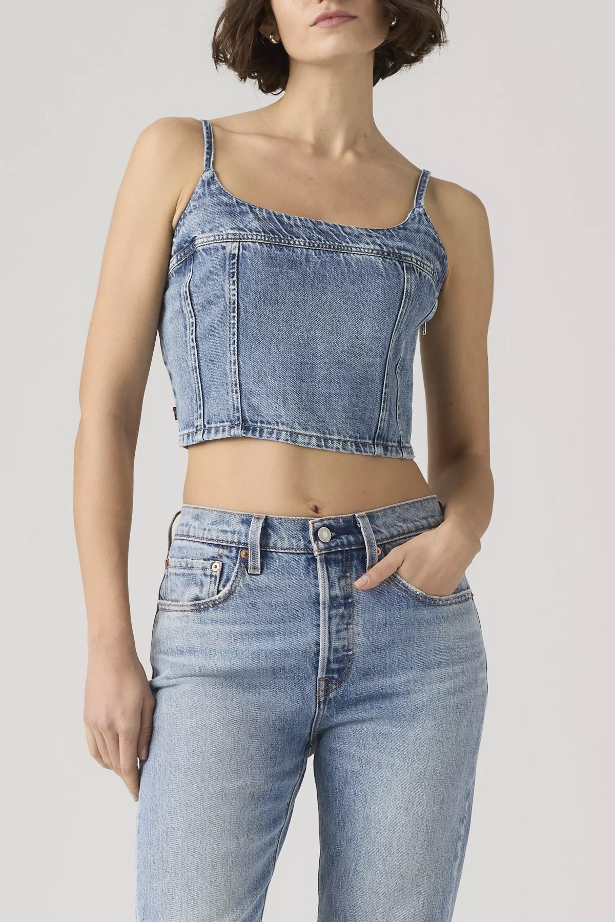 Women's Levi's Jadine Denim Cami in Twisted Stone