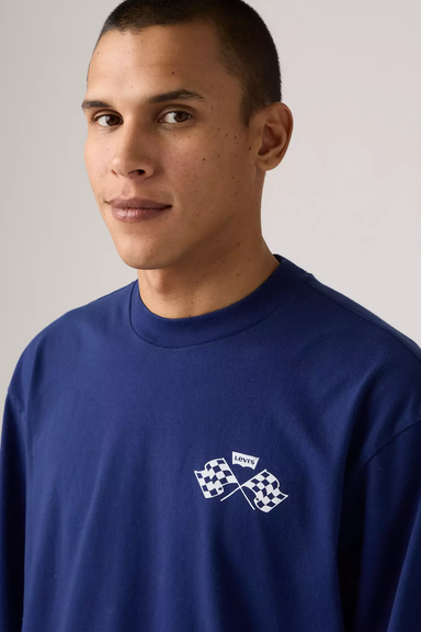 Men's Levi's LS Graphic Authentic Tee in Highway Speed