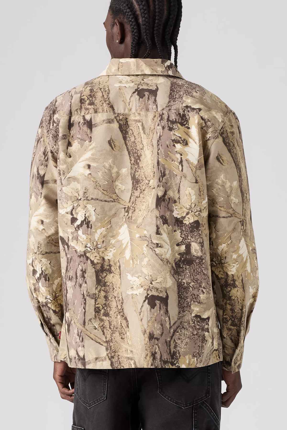 Men's Levi's L/S Worker in Forest Camo