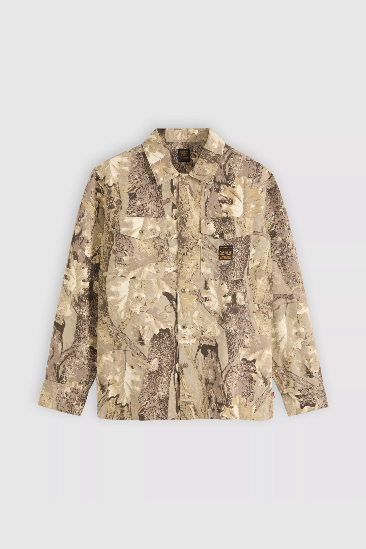Men's Levi's L/S Worker in Forest Camo