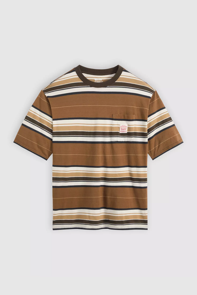 Men's Levi's SS Workwear Tee in Wild Frontier Stripe