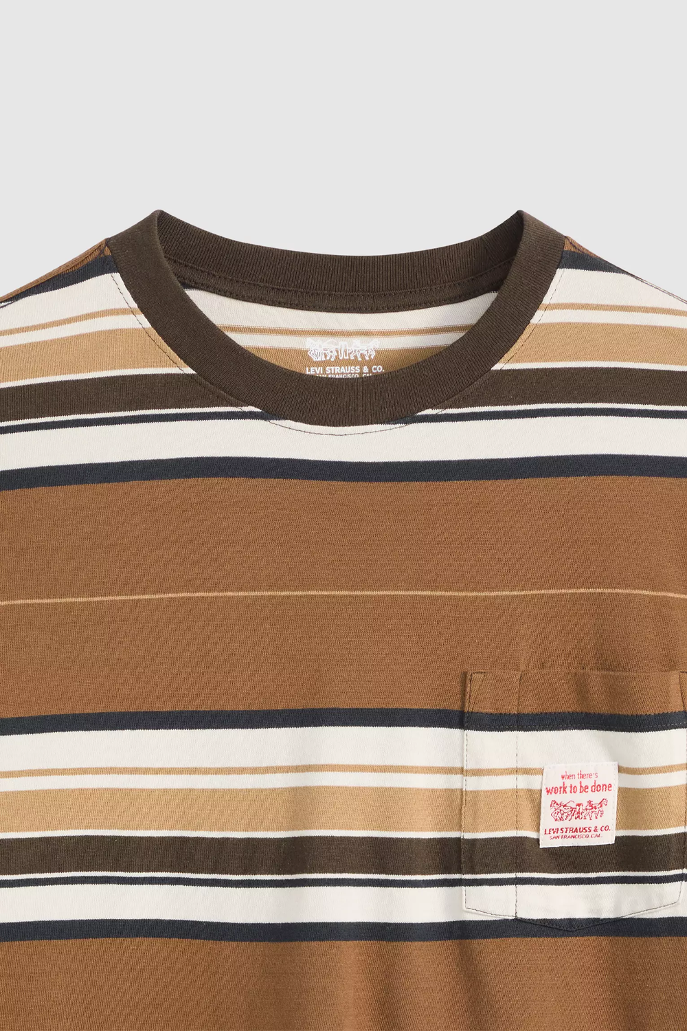 Men's Levi's SS Workwear Tee in Wild Frontier Stripe