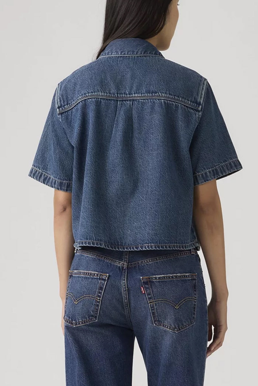 Women's Levi's Logan SS Denim Shirt in Tinted Times