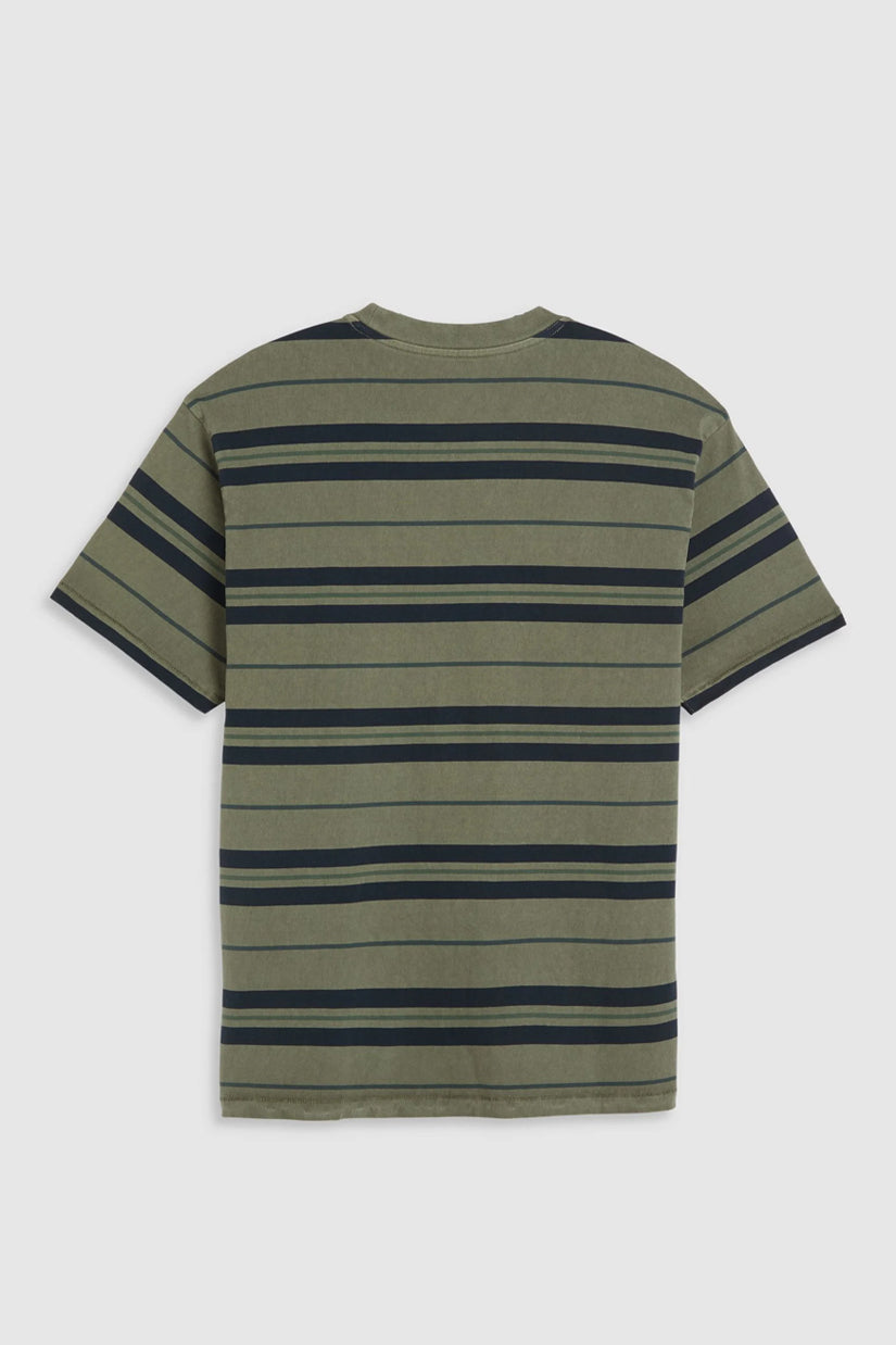 Men's Levi's Red Tab Vintage Tee in Forrest Stripe Overdye