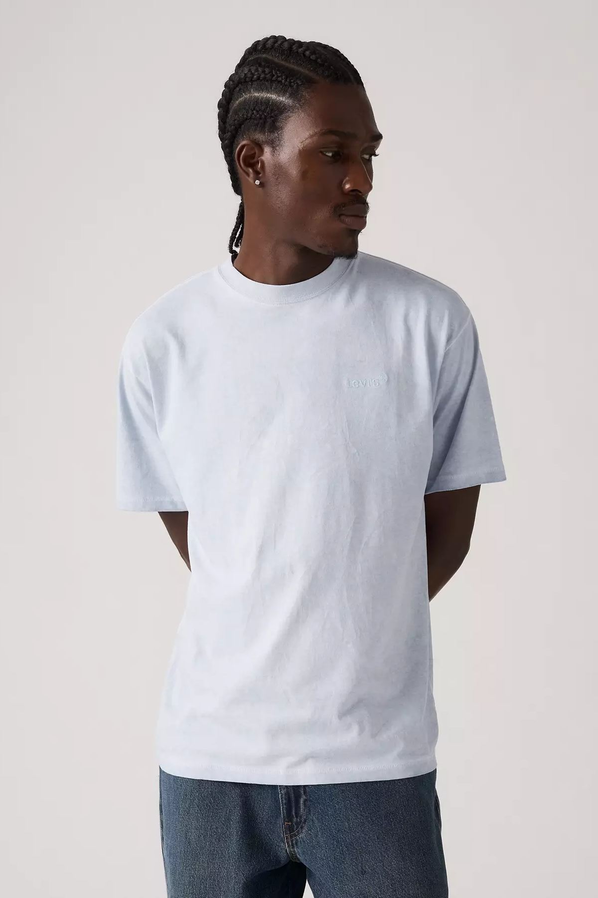 Men's Levi's Red Tab Vintage Tee in Oil Wash Niagara Mist