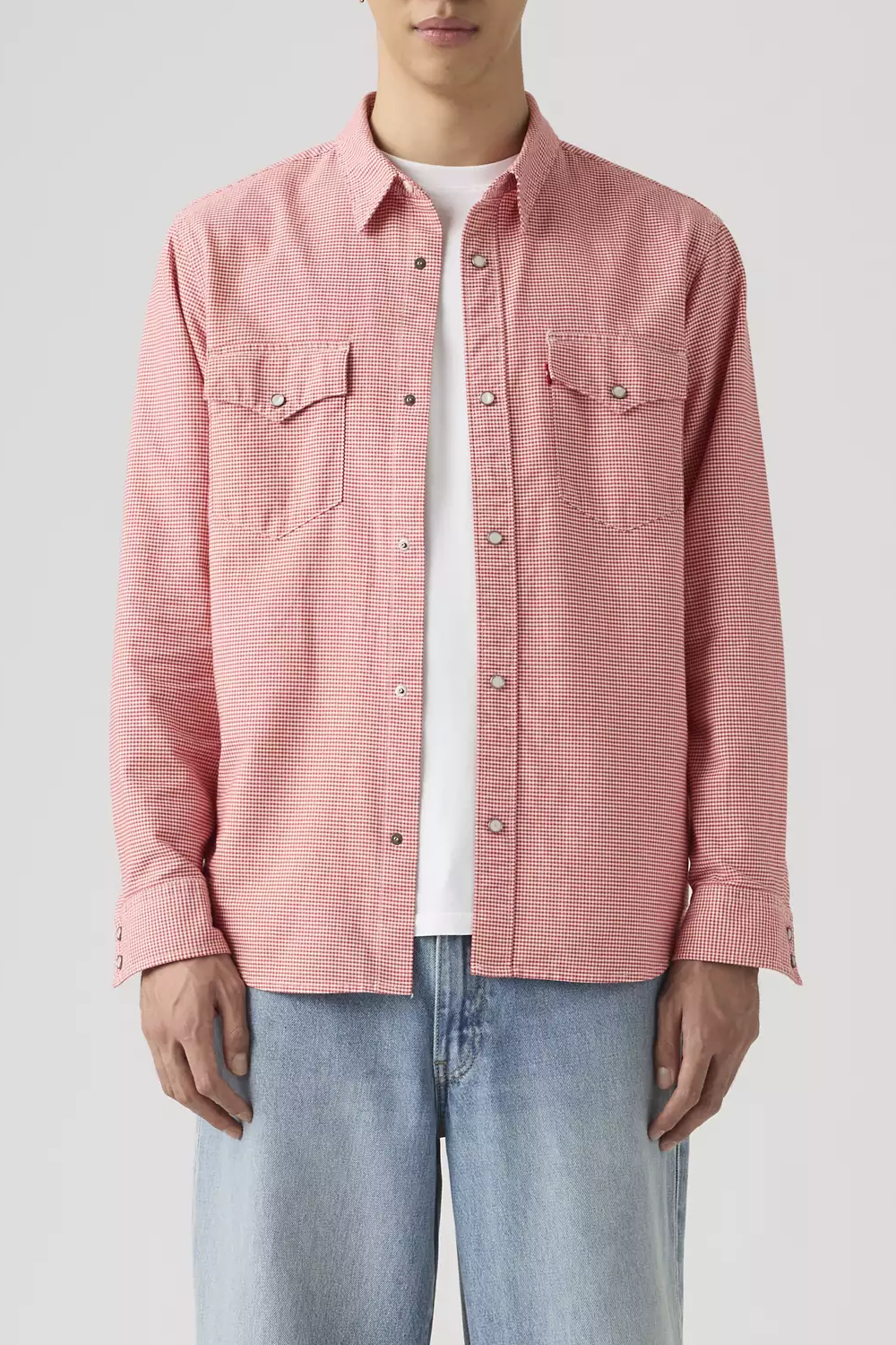 Men's Levi's Relaxed Fit Western in Llewelyn Plaid