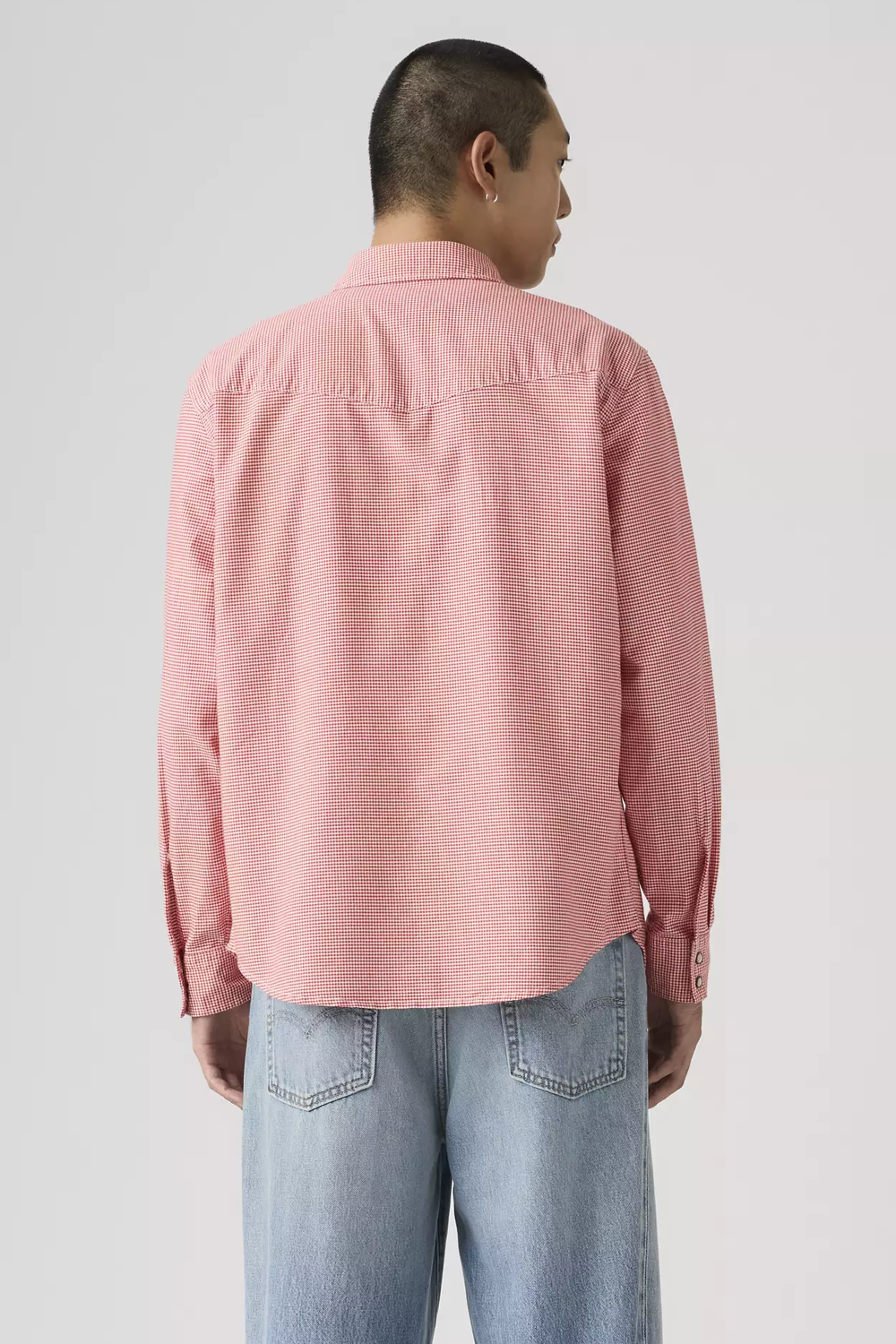 Men's Levi's Relaxed Fit Western in Llewelyn Plaid