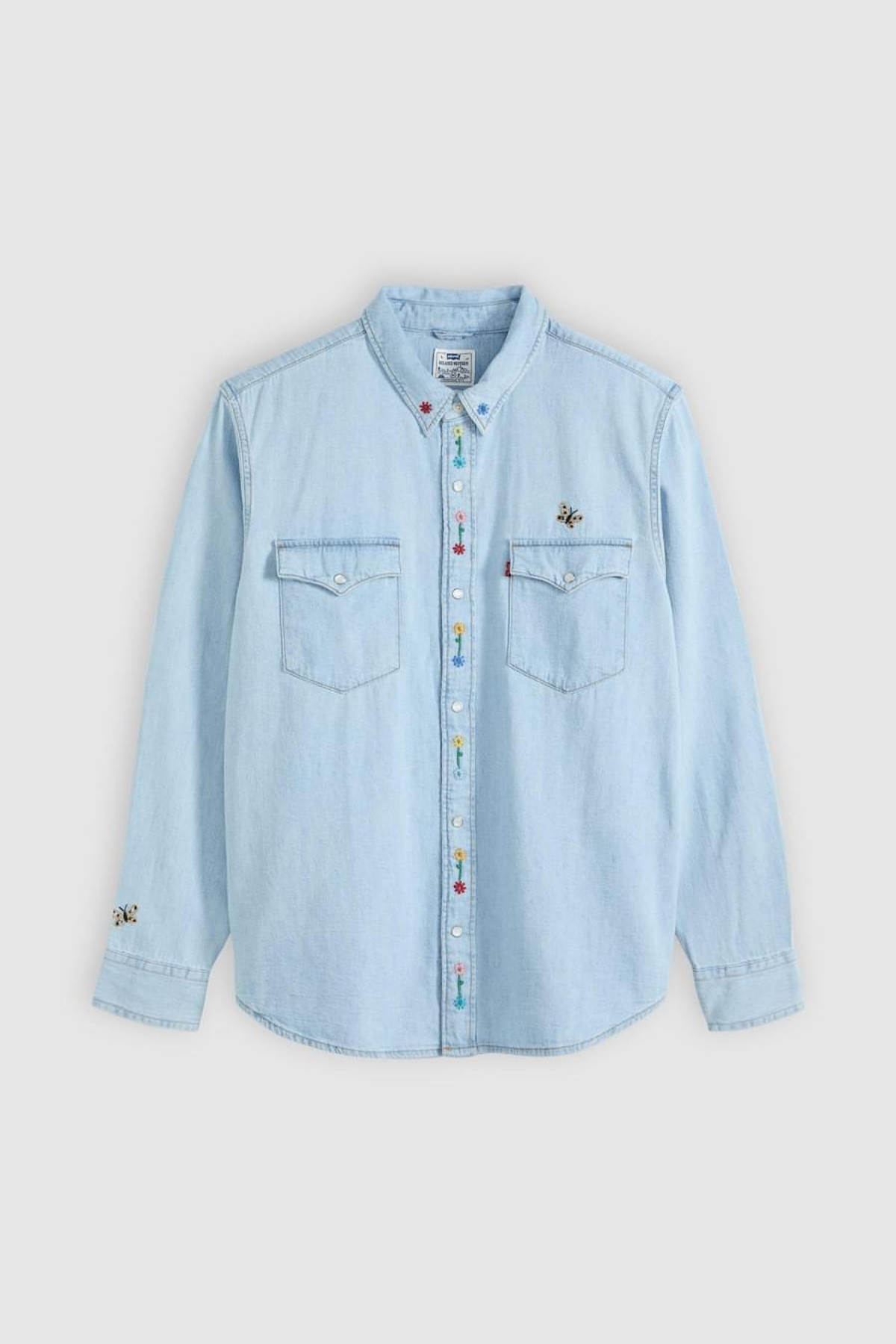 Men's Levi's Relaxed Fit Western in Spring Flowers Embroidery