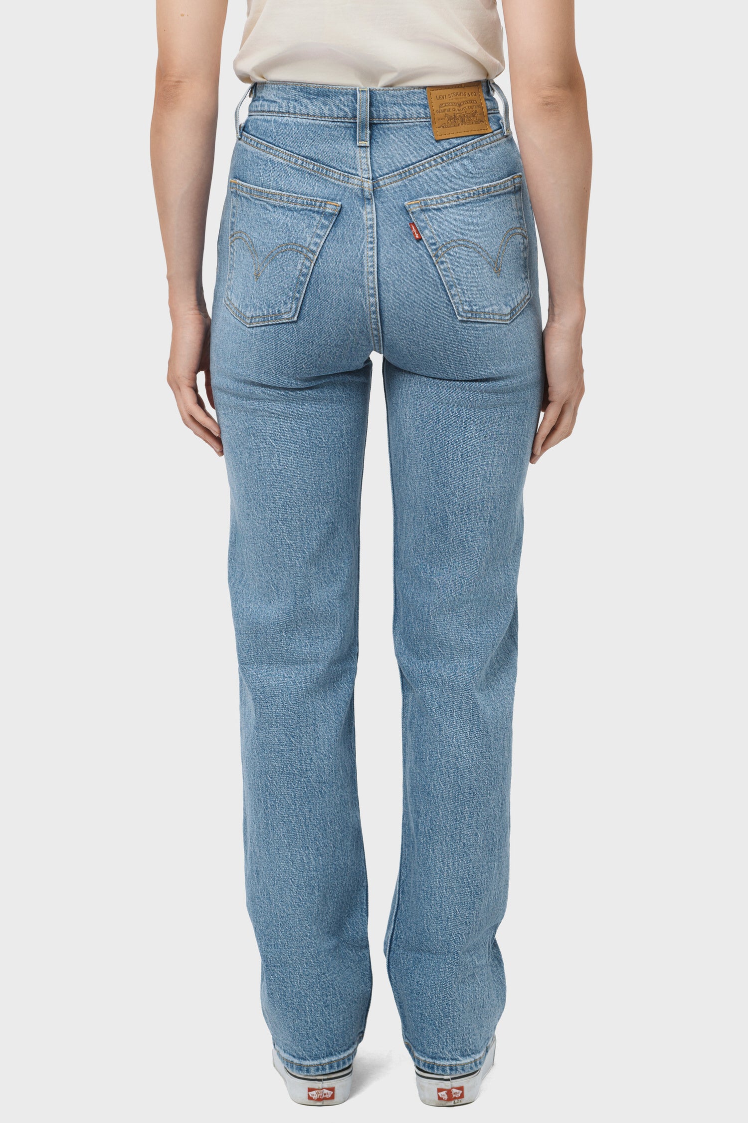 Women's Levi's Ribcage Full Length in Samba Tango Light
