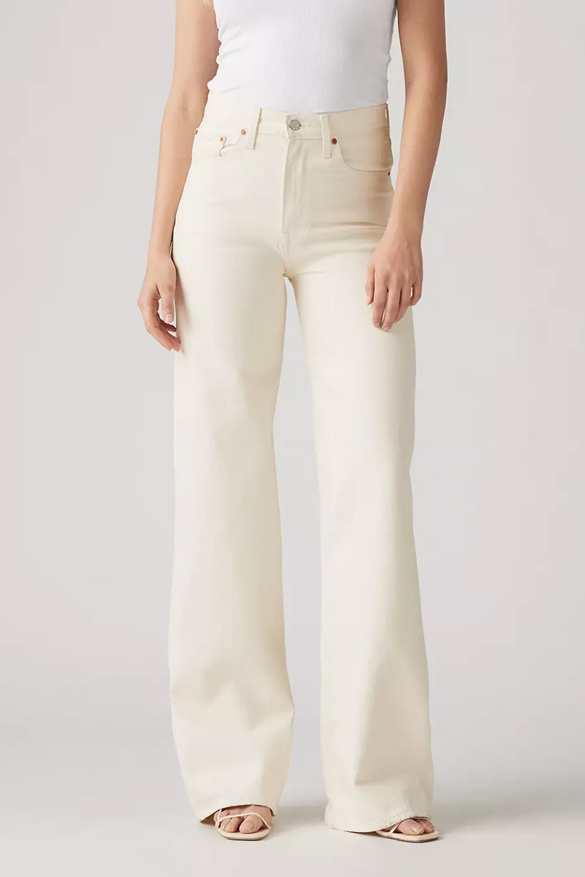 Women's Levi's Ribcage Wide Leg in Barely Freezing