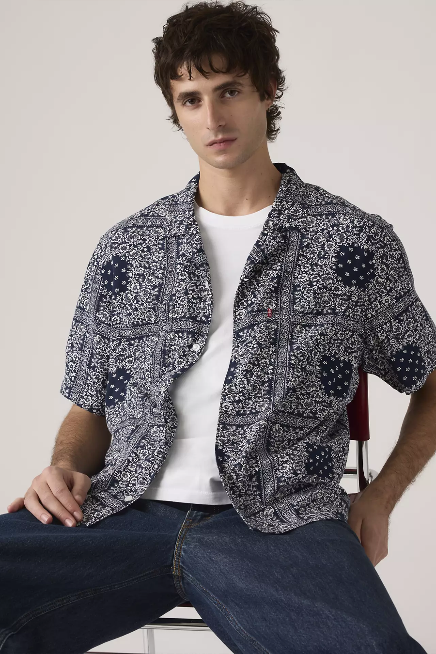 Men's Levi's SS Classic Camper in Valentin Bandana