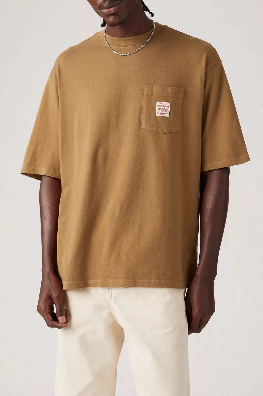 Men's Levi's SS Workwear Tee in Ermine