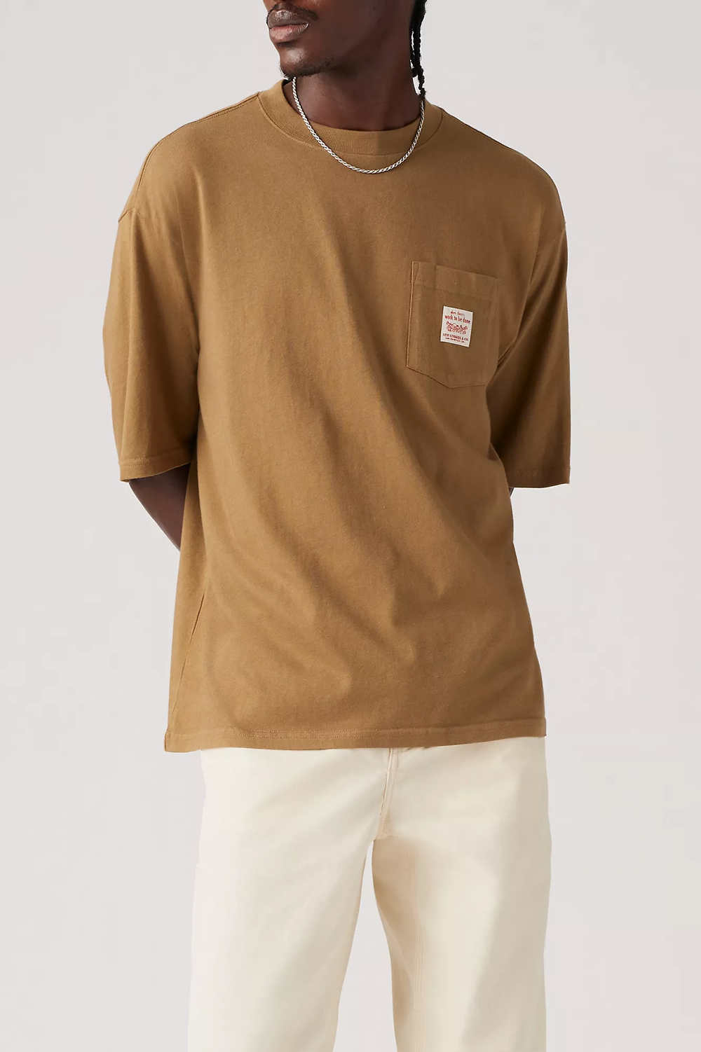 Men's Levi's SS Workwear Tee in Ermine