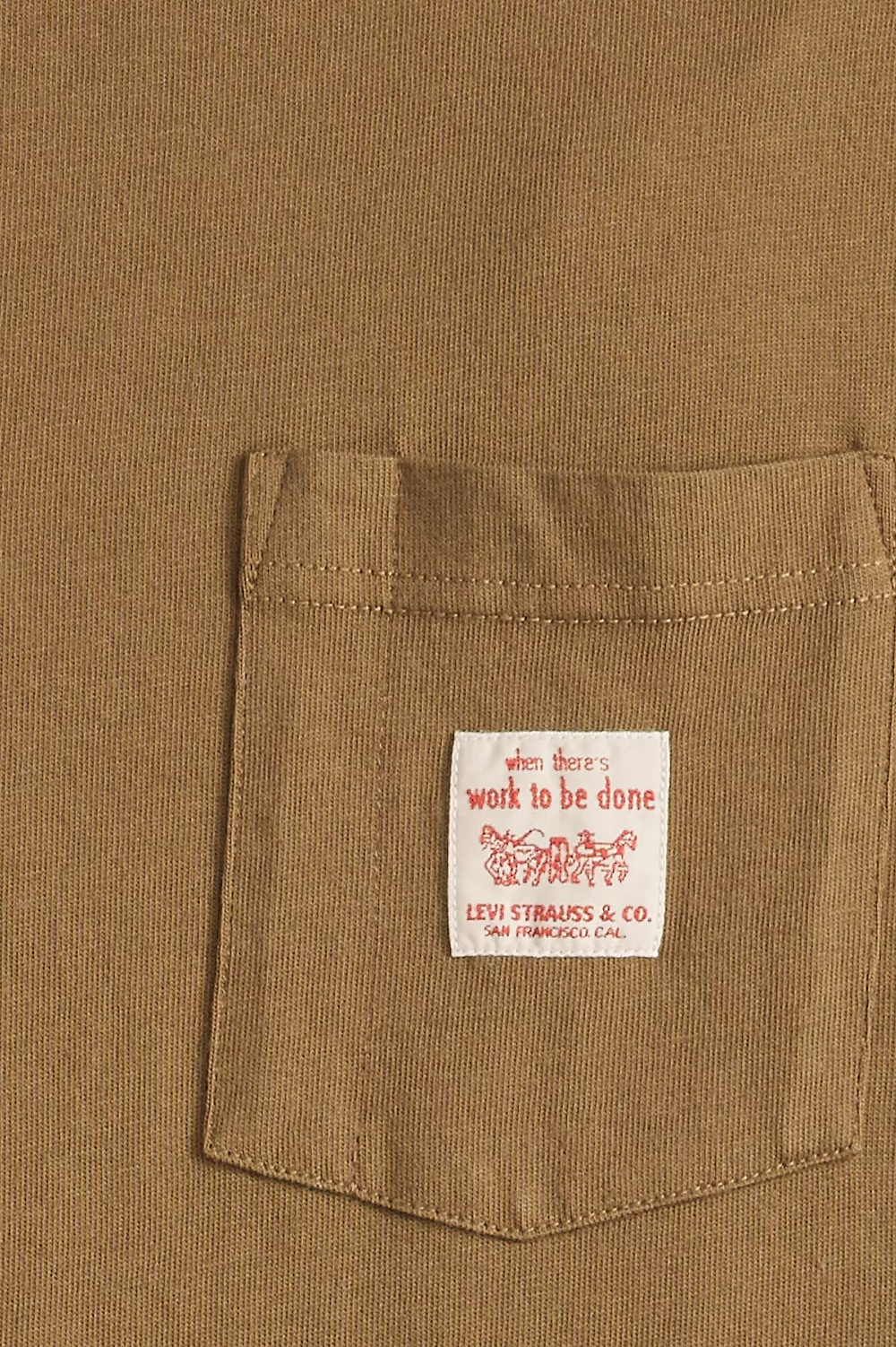 Men's Levi's SS Workwear Tee in Ermine