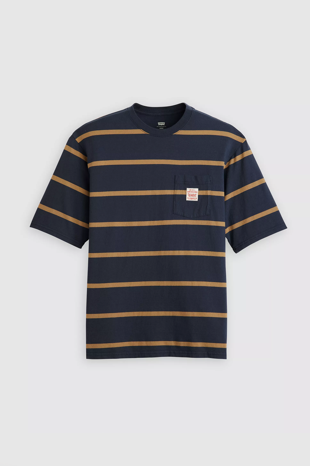 SS Workwear Tee in Navy Blazer Ermine