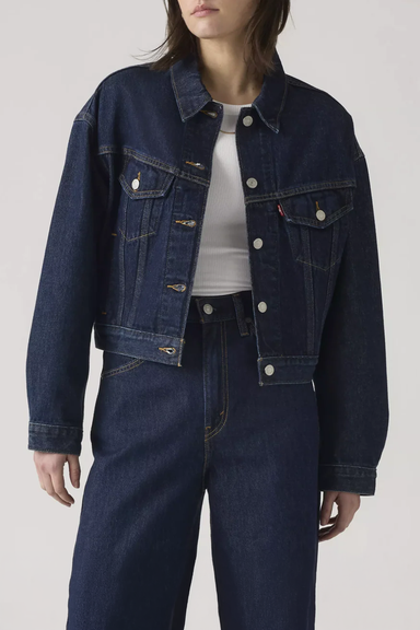 Women's Levi's Shrunken 90's Trucker in Shaded View