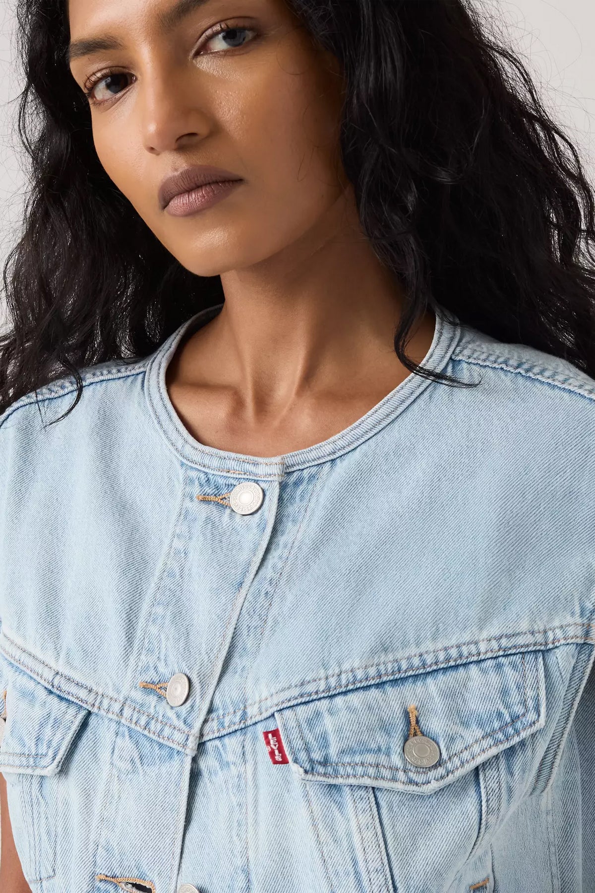 Women's Levi's Collarless Shrunken 90's Vest