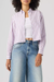 Women's Levi's Sully L/S Shirt in Adora Stripe Lavender Blue