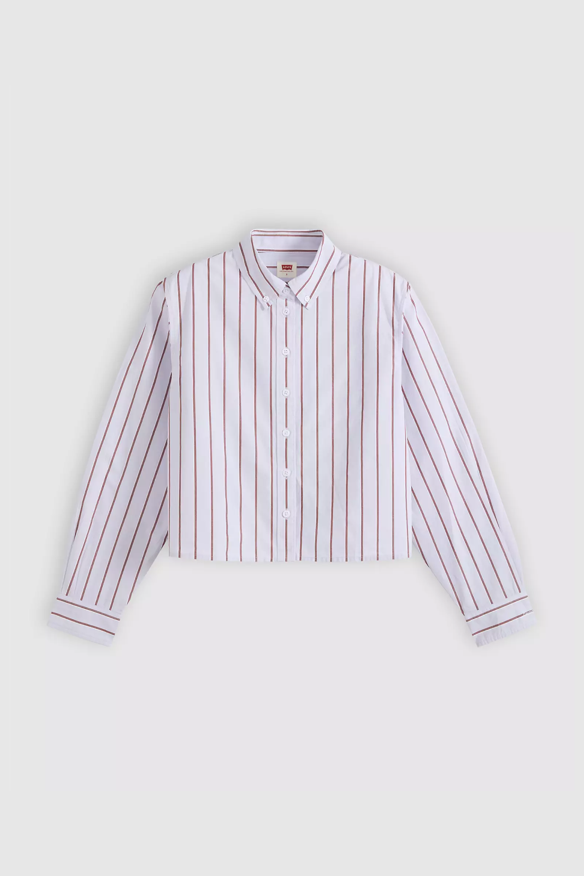 Women's Levi's Sully L/S Shirt in Adora Stripe Lavender Blue