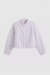 Women's Levi's Sully L/S Shirt in Adora Stripe Lavender Blue