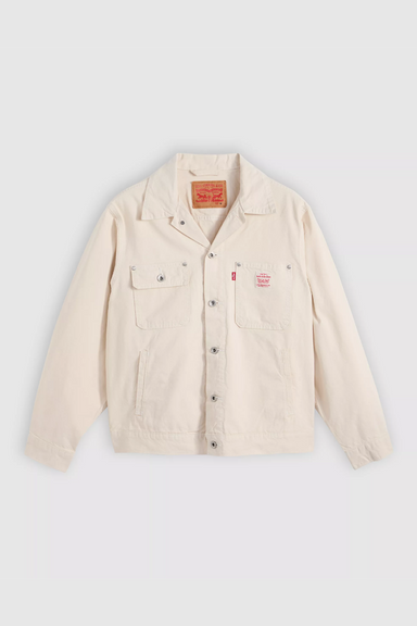 Men's Levi's Sunrise Trucker in Undyed Ecru Greige