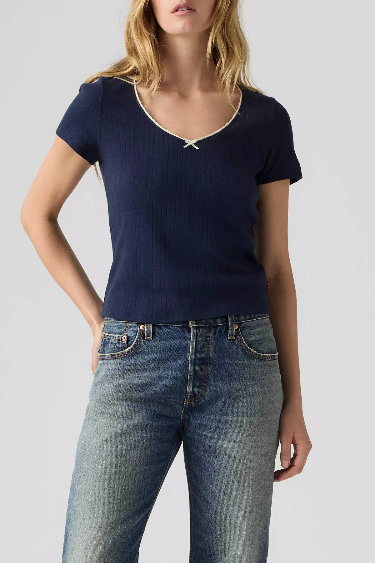 Women's Levi's Sweetie S/S in Navy Blazer