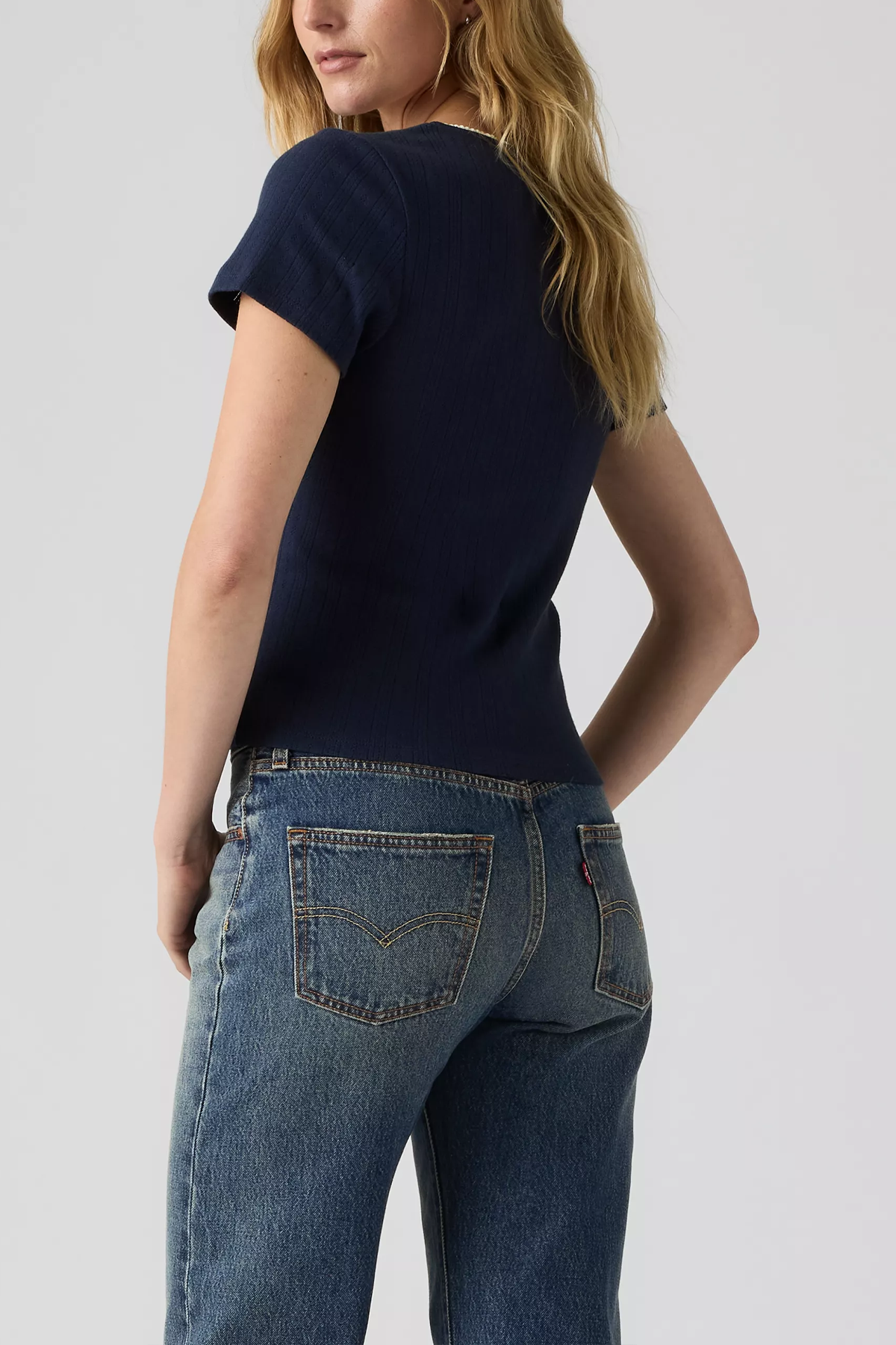 Women's Levi's Sweetie S/S in Navy Blazer