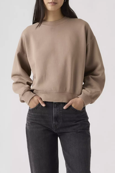 Women's Levi's Vintage Boxy Sweatshirt in Pine Bark