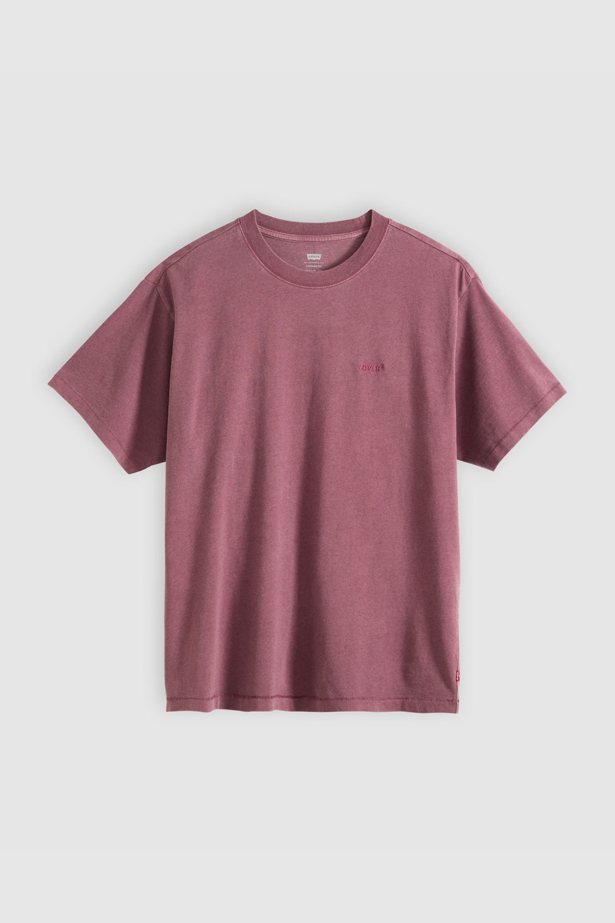 Men's Levi's Red Tab Vintage Tee in Grunge Wash Rouge