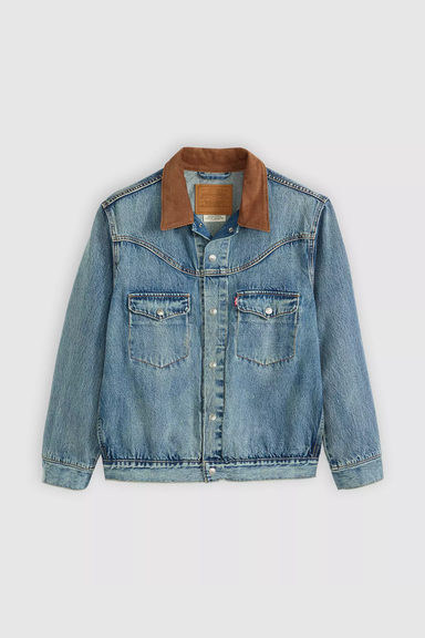 Men's Levi's Western Shorthorn Trucker in Off To Parris
