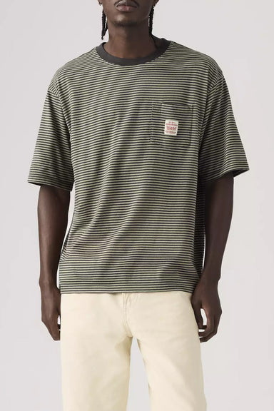 Men's Levi's SS Workwear Tee in Euan Stripe