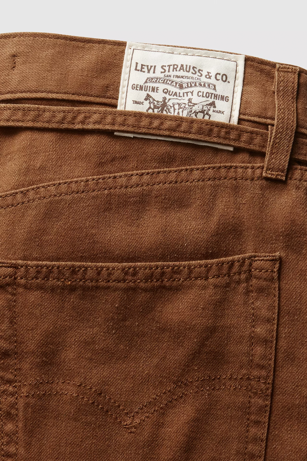 XL Straight in Sorrel Horse Linen