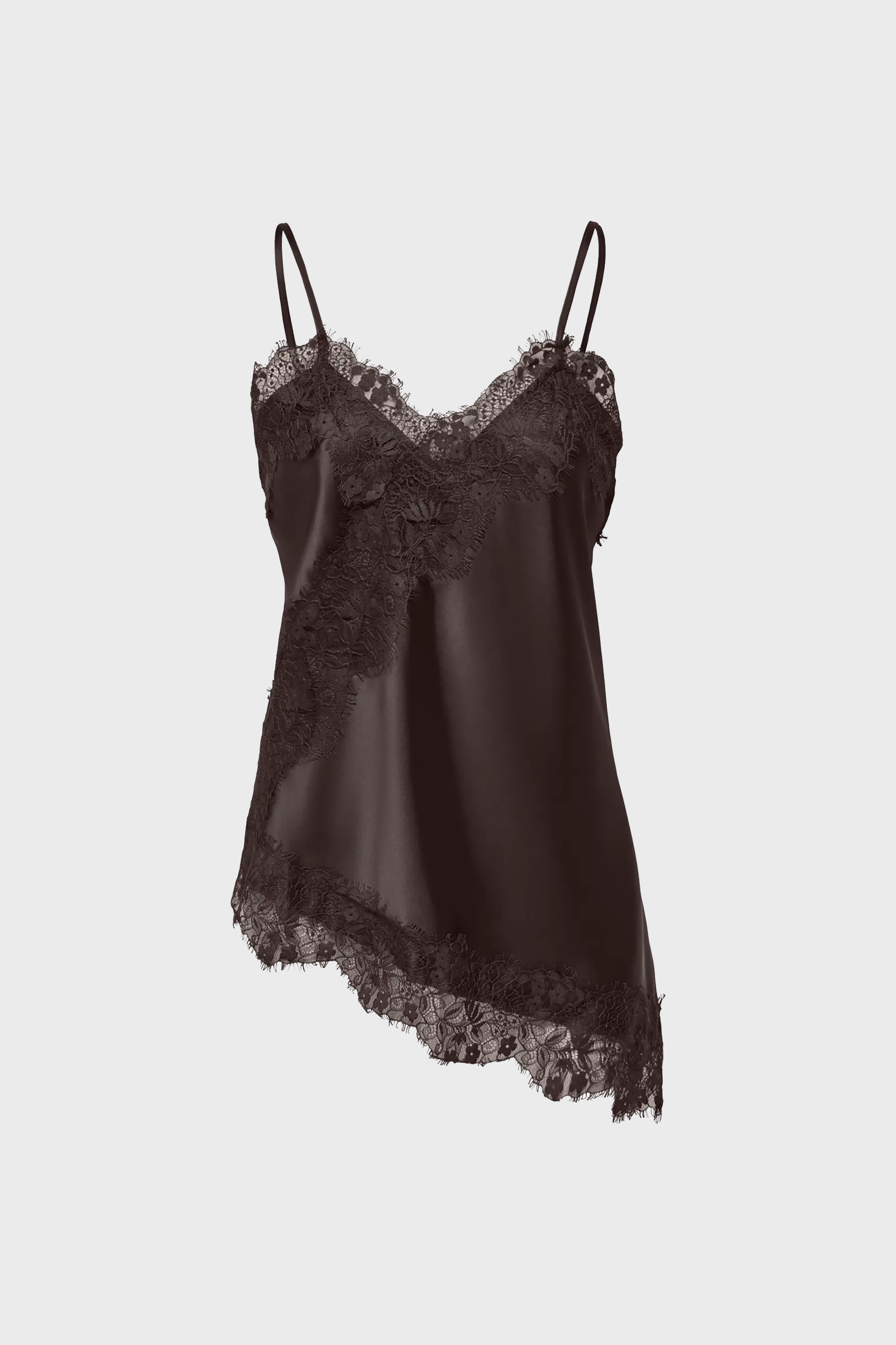 Lindona Strap Top in Chocolate Torte