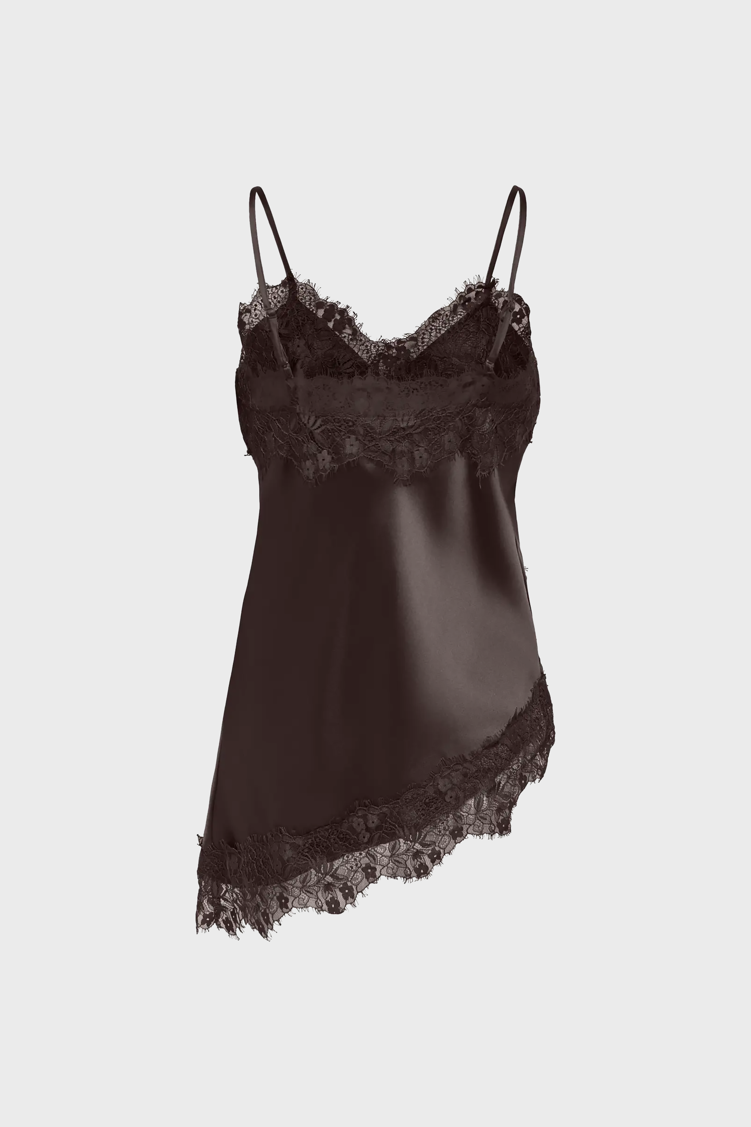 Lindona Strap Top in Chocolate Torte