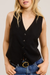 Women's Tailored Vest in Black
