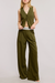 Women's Tailored Vest in Olive