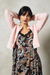 Women's Molly Bracken Collared Cardigan in Light Pink