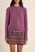 Women's Molly Bracken Colour Wash Cardigan in Mauve