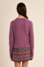 Women's Molly Bracken Colour Wash Cardigan in Mauve