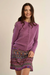 Women's Molly Bracken Colour Wash Cardigan in Mauve