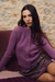 Women's Molly Bracken Colour Wash Cardigan in Mauve