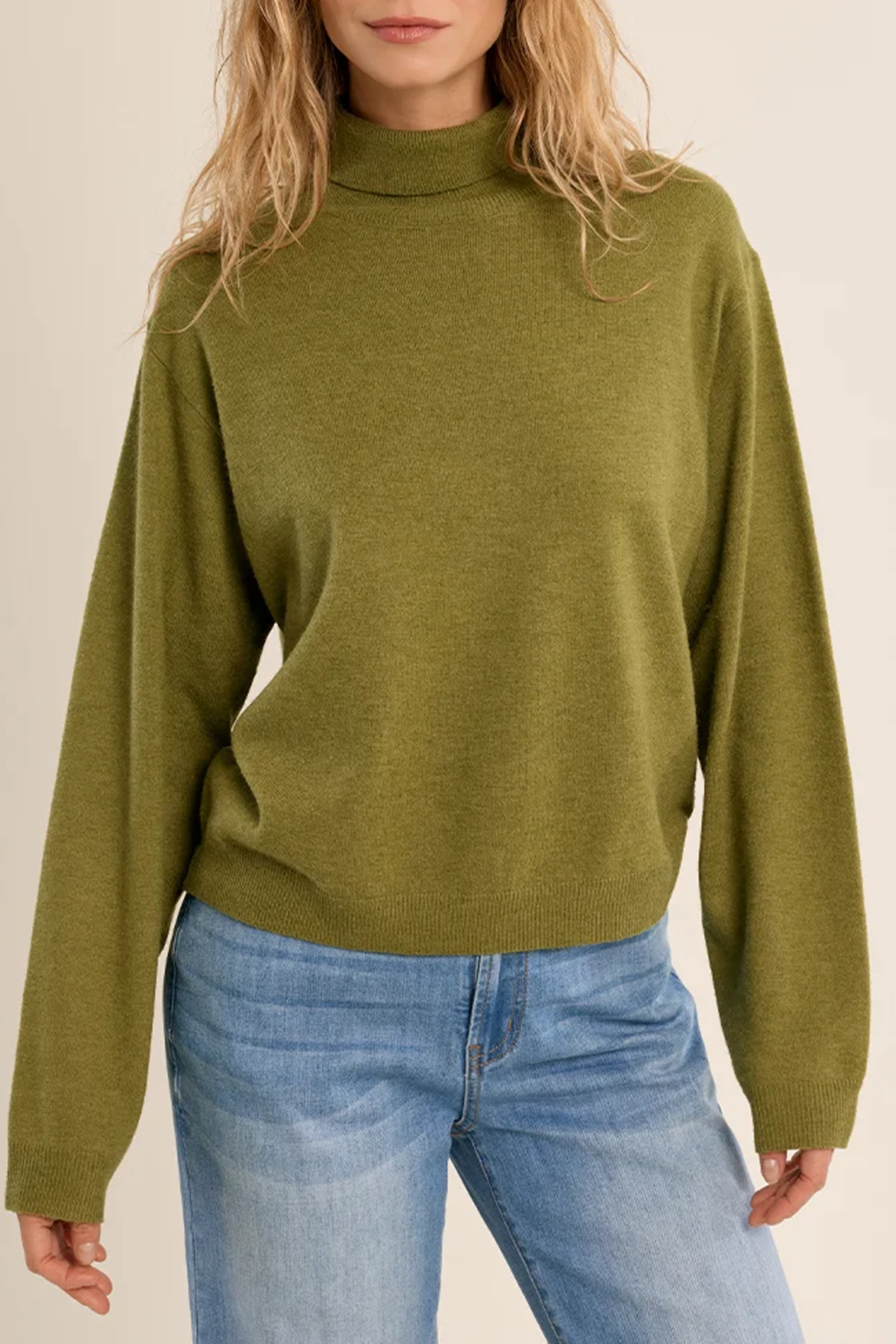 Women's Molly Bracken Drop Shoulder Knit in Citron