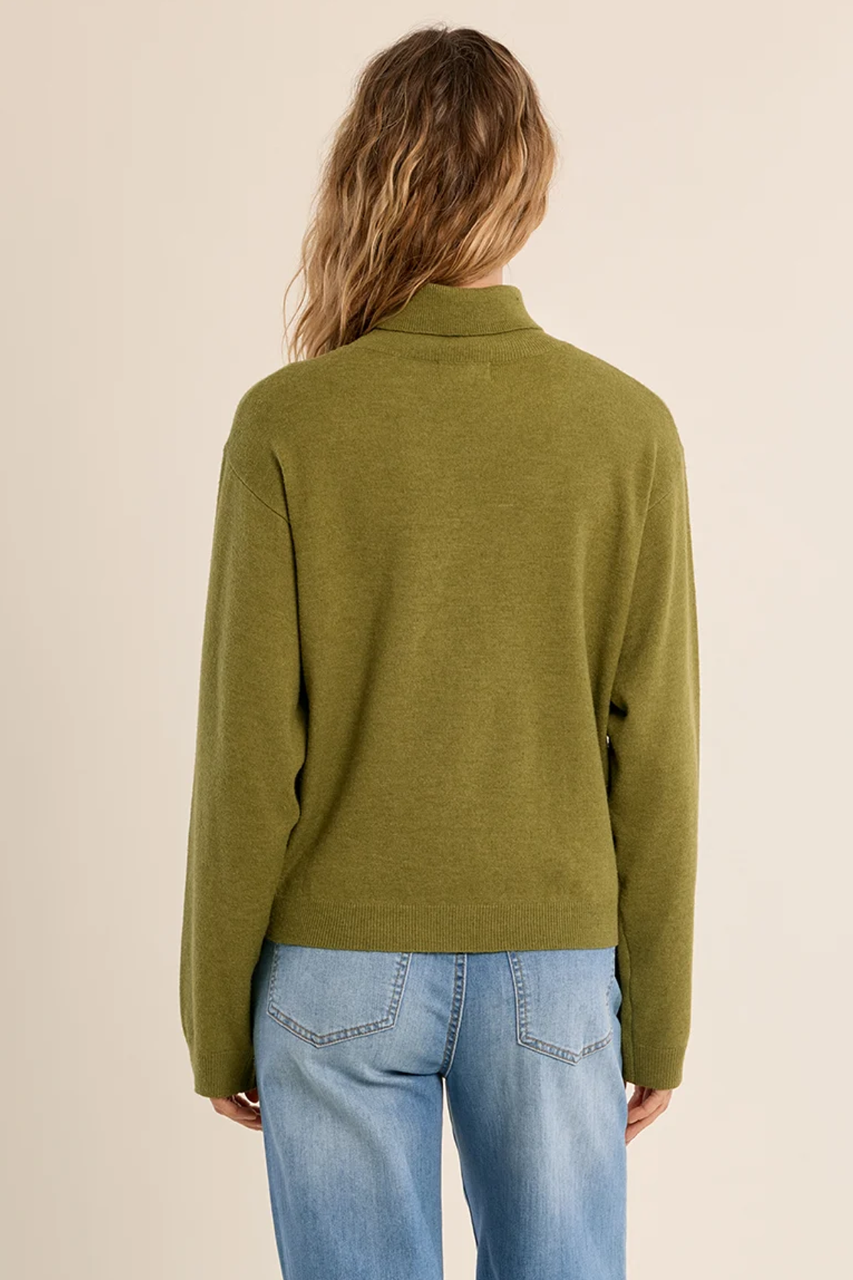 Women's Molly Bracken Drop Shoulder Knit in Citron