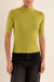 Women's Molly Bracken High Neck SS Knit in Olive