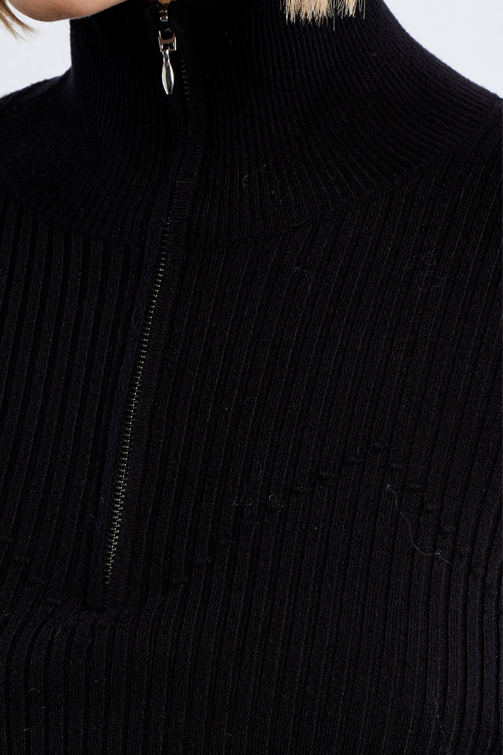 Women's Molly Bracken Millenium Zip Neck Sweater