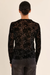 Women's Molly Bracken Owens Velvet Flock LS Top